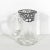 Art Nouveau Vintage Art Nouveau Glass Pitcher With Silver Overlay Bar Cocktail Pitcher Silver Rim For Sale - Image 3 of 10