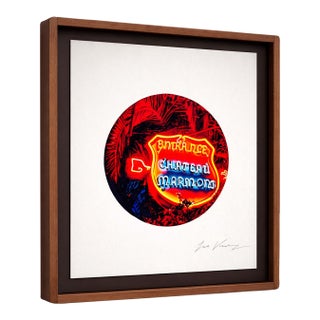 'Castle on Sunset' Original Framed Drawing For Sale