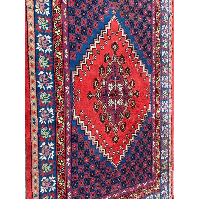 Textile Vintage Tunisian Rug For Sale - Image 7 of 14