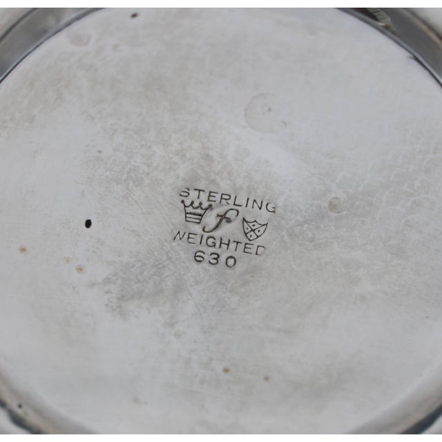 Mid 19th Century American Sterling Silver Weighted Trumpet Vase by Fisher For Sale - Image 5 of 7