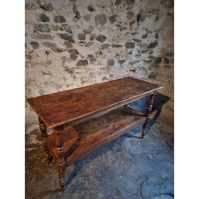 Antique French Console or Serving Table, 1880-1920 For Sale - Image 11 of 18
