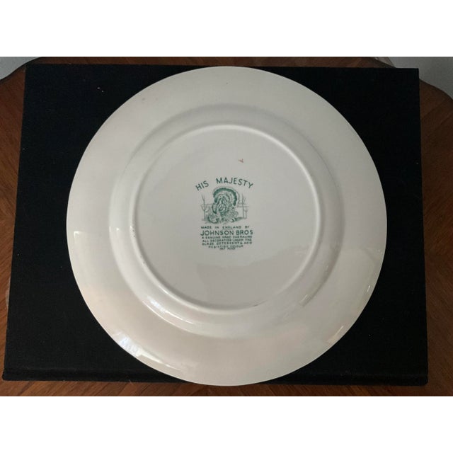 Ceramic 1950s Johnson Brothers Turkey Plate For Sale - Image 7 of 7