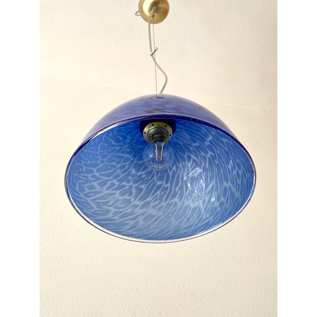 Blue Merletti Ceiling Lamp from La Murrina, 1990s For Sale - Image 8 of 18