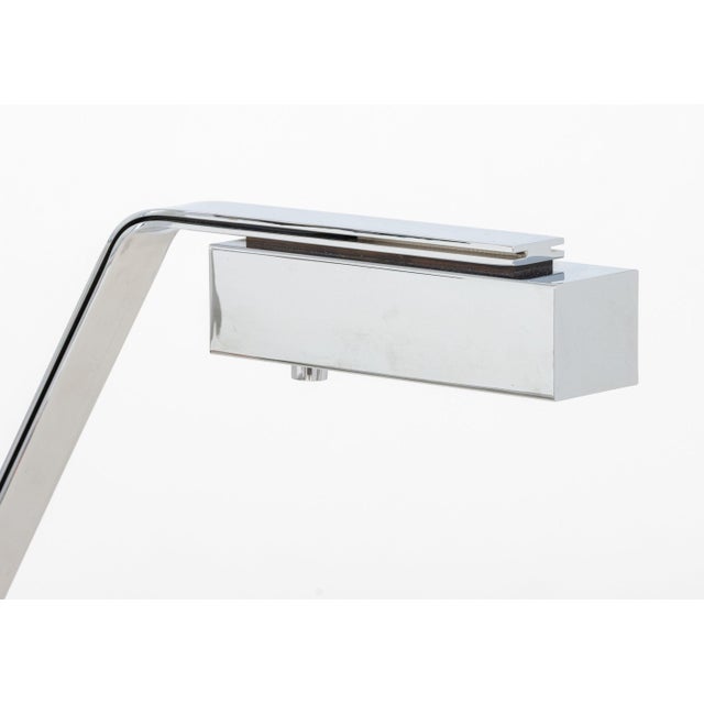 Casella Casella Lighting Modern Chrome-Plated Floor Lamps, Pair For Sale - Image 4 of 7