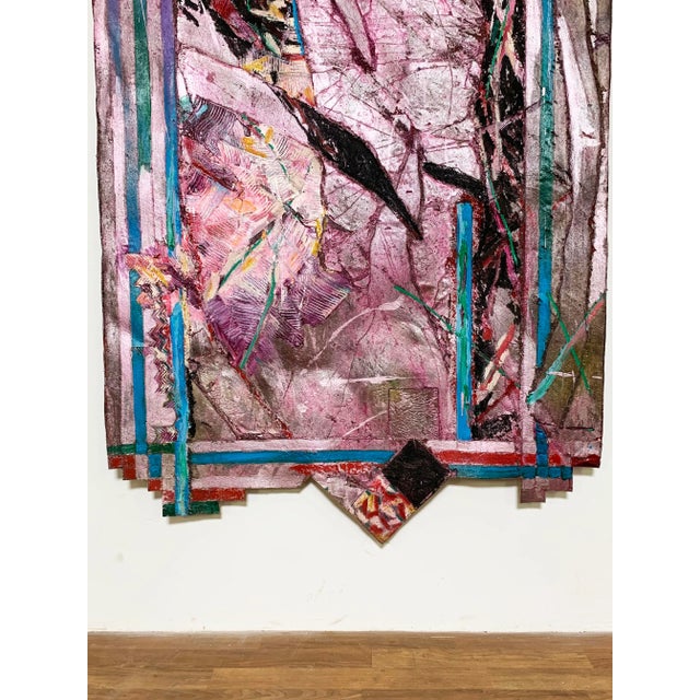 Pink D. 1982 Terence La Noue Large Post Modern Painting Titled "Havasu Iv" For Sale - Image 8 of 13