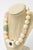 Vintage 1960's Jade, Coral, Pink Quartz, Amethyst, Malachite, Jade, and Hematite Collar Necklace. For Sale - Image 9 of 10