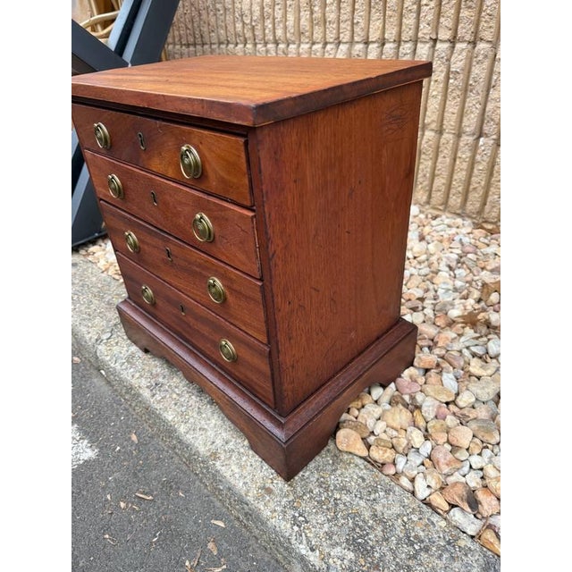 Early 20th Century Antique Chippendale Style Mahogany Chest of Drawers For Sale - Image 9 of 12