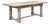 Rustic Mid-Century Trestle Table Crafted of Solid Oak For Sale
