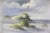 Vintage Oil Painting, Seascape Beach Scene, Unframed Muted, Natural Colours, Sand Dunes, Waves, Seagulls Pampas Grass, Beach House Decor Art For Sale - Image 9 of 9