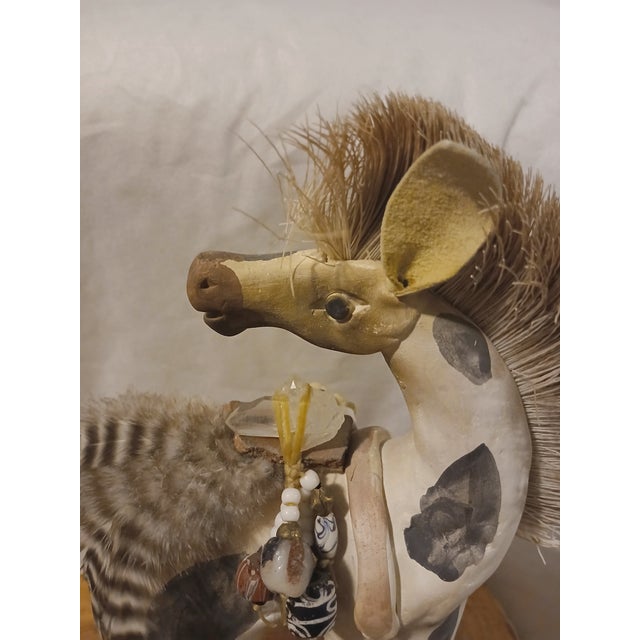 1990s Artist Signed Susan Harvey "Medicine Horse" 1994 For Sale - Image 5 of 8