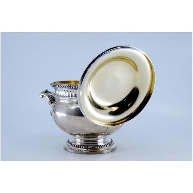 Gummed Silver Shield with Pearls on the Lid and Base For Sale - Image 6 of 10