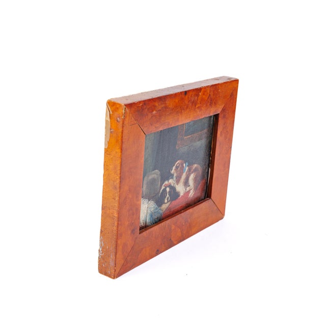 Victorian Antique Oil Painting, 'The Cavalier's Pets,' After Sir Edwin Landseer, King Charles Spaniels For Sale - Image 3 of 3