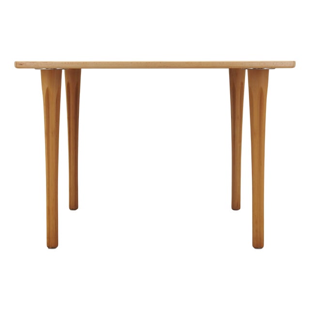 Vintage Danish Beech Table by Takshi Okamura & Erik Marquardsen for Getama, 1970s For Sale