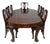 Victorian Mahogany Dining Set from Gillows of Lancaster, 1890, Set of 9 For Sale