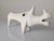 This sculpture depicts a stylized rhinoceros, designed by Roberto Rigon in Italy during the 1970s. The piece is made of...