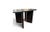 2000 - 2009 Vintage Brutalist Dark Wood Folding Table, 1970s For Sale - Image 5 of 9