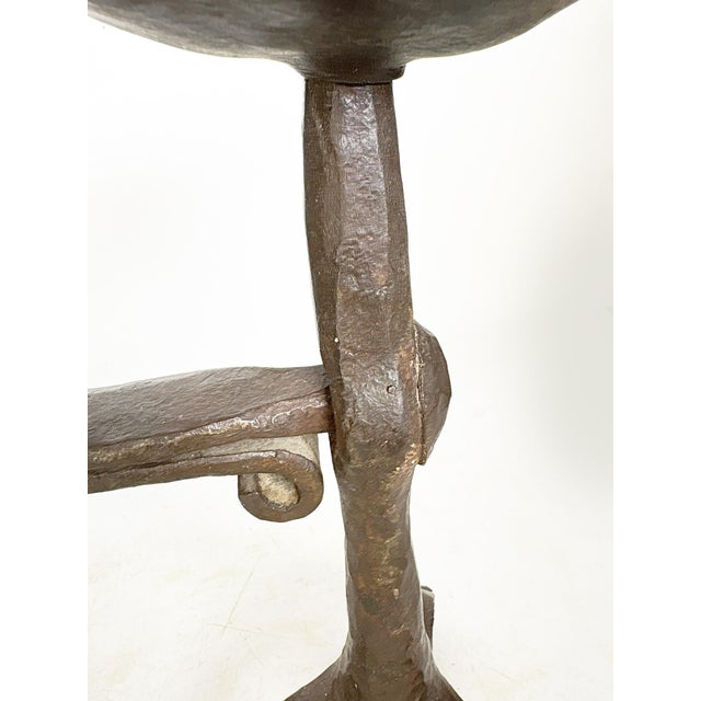 French Workshop Cast Iron Candlestick, 1950s For Sale - Image 4 of 11
