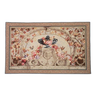 Beauvais Vase - Autumn Loom Woven Tapestry - 84 X 140 Cm (2'9" X 4'7") - Requires Rod Size 4 For Sale