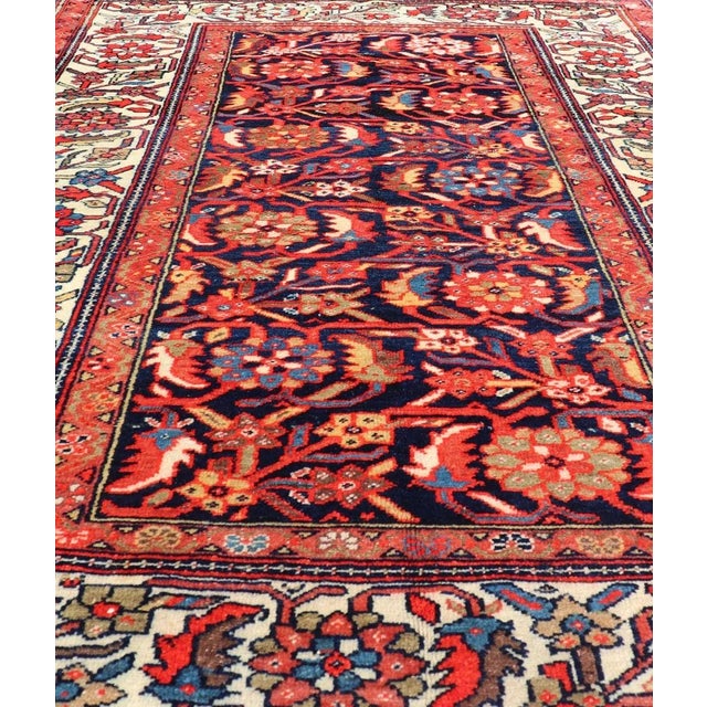 Antique Persian Fine Malayer Rug With All-Over Floral Design 4'0 X 6'0 For Sale - Image 4 of 12