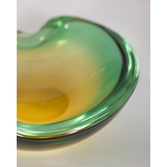 1970s Vintage Italian Murano Glass Submerged Emptier Tray, 1970s For Sale - Image 5 of 9