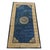 Chinese 1890s Classic Blue Ground Medallion Traditional Antique Chinese Peking Rug For Sale - Image 3 of 7