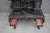 Wood Highly Carved Chinese Dragon Black Lacquer Writing Desk / Secretary Desk For Sale - Image 7 of 15