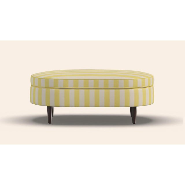 Citron Carlotta Ottoman by Ceraudo For Sale - Image 4 of 10