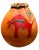 Janet Reed Koed Malachite Beads Buffalo Painted Gourd Ritual Baskets Sw Folk Art For Sale - Image 10 of 13