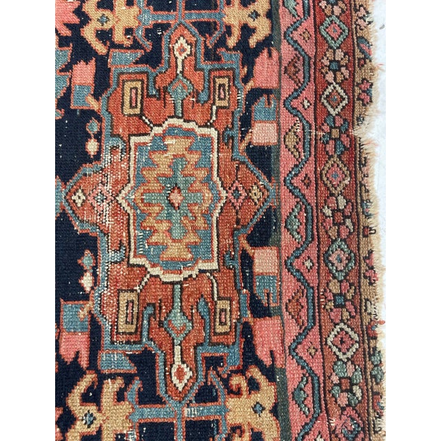 Geometric Floral & Vines Medallions Rug - 3.3 X 4.4 For Sale - Image 12 of 12