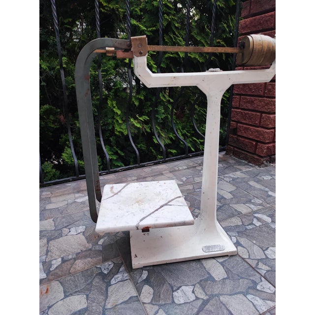 Brass Standing Scale, 1920s For Sale - Image 3 of 13