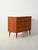Scandinavian Chest of Drawers in Teak and Mahogany with Brass Inserts, 1950s For Sale - Image 3 of 8