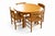Round Dordogne Table and Chairs attributed to Charlotte Perriand, 1950, Set of 5 For Sale - Image 10 of 10
