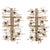 Platinum 1950s Pair of Lobmeyr Sputnik Cylinder Sconces For Sale - Image 8 of 18