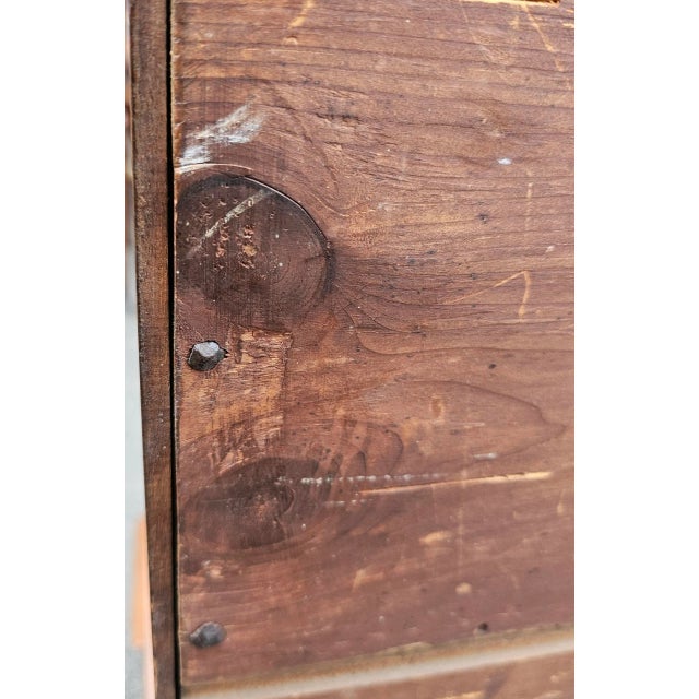 Antique 18th Century Chippendale Oxbow Chest of Drawers For Sale - Image 11 of 12