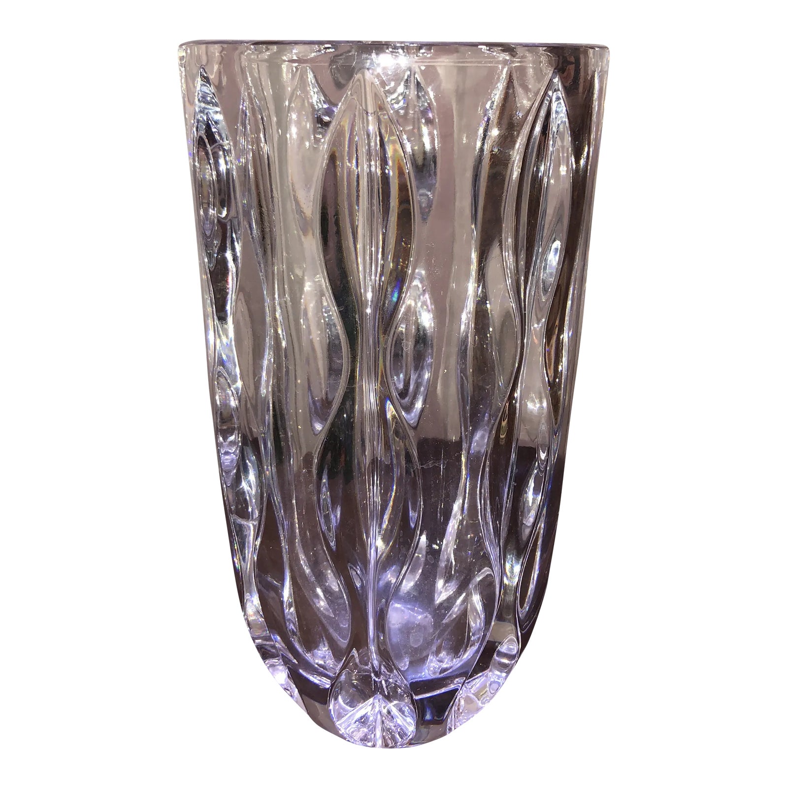 Late 20th Century Rogaska Yugoslavia Cut Crystal Vase Chairish
