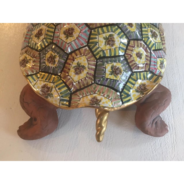 1990s 1990s Mackenzie-Childs Torquay Tortoise Tureen For Sale - Image 5 of 6