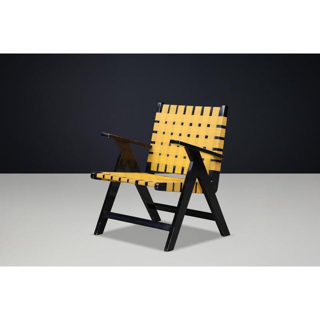 Mid-Century Modern Webbing Lounge Chair by Jens Risom, 1950s For Sale - Image 9 of 15