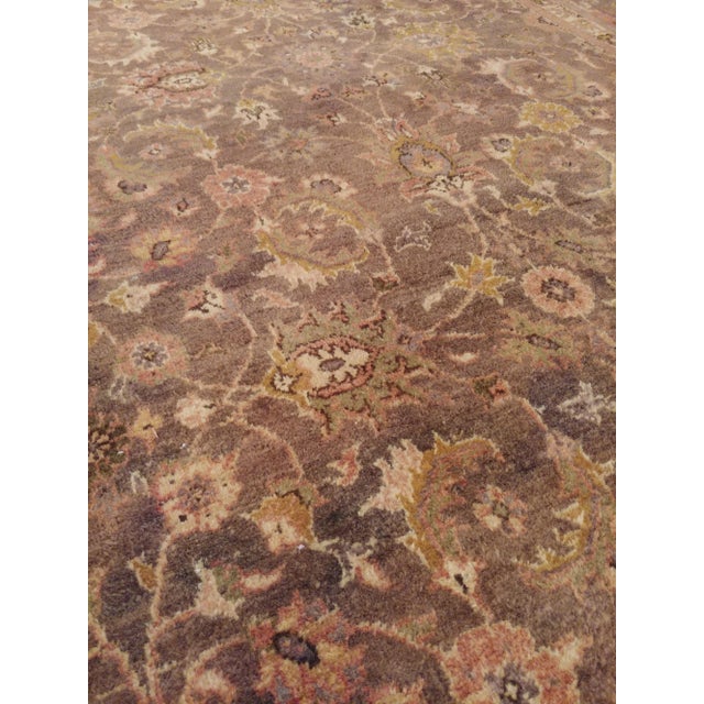 1920s Antique Tabriz Persian Carpet Handmade Oriental Rug Gold, Brown, Peach and Taupe For Sale - Image 5 of 8