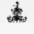 Simone Cenedese - Black Beauty Chandelier For Sale - Image 4 of 12
