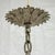 Remains Lighting "Plume" Antique Nickel & Glass 12-Arm Chandelier, Labeled For Sale - Image 12 of 18
