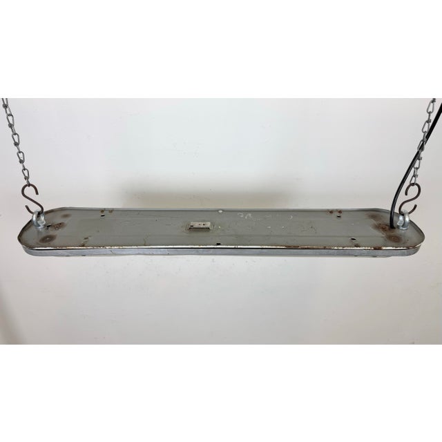 1970s Industrial Aluminium Hanging Tube Light, 1970s For Sale - Image 5 of 18