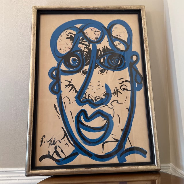 1970s Abstract Painting by Peter Keil - Framed For Sale In Atlanta - Image 6 of 8