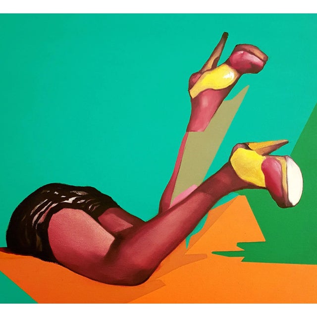 In his paintings, Radu Rodideal speaks about the concept of loneliness. Everybody is born alone and everybody dies alone....