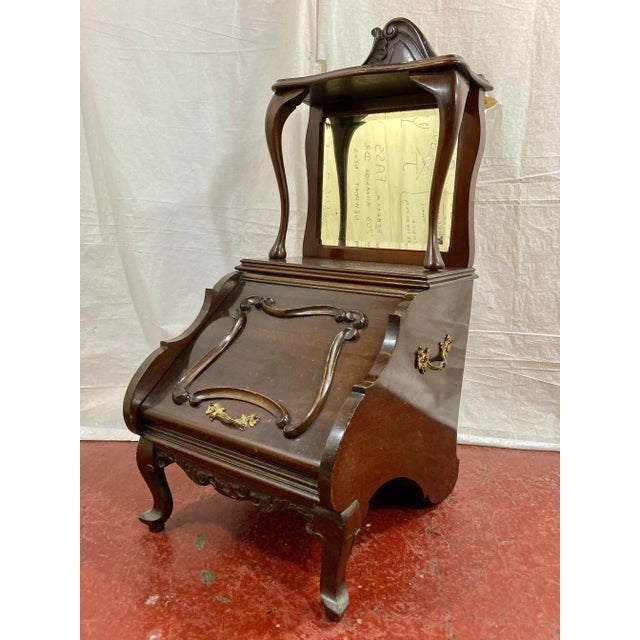 This Edwardian coal hod reminds me of the interiors of the Titanic, that were done in this style. I can just see it next...