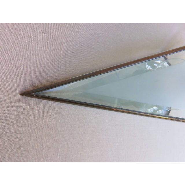 Gold Art Nouveau Glass & Brass Ceiling Lamp For Sale - Image 8 of 16