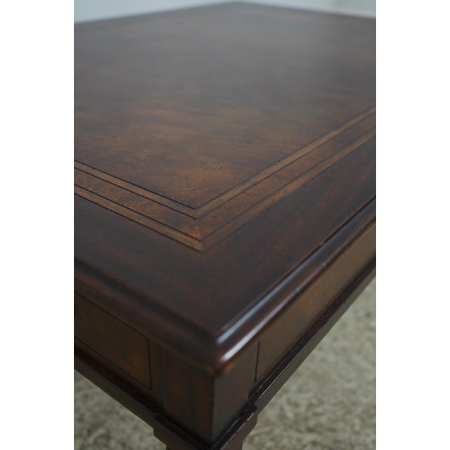 Theodore Alexander 2 Drawer Mahogany Coffee Table For Sale - Image 11 of 18