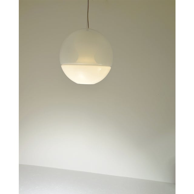 Murano Glass Pendant Light from A.V. Mazzega, Italy, 1970s For Sale - Image 4 of 8
