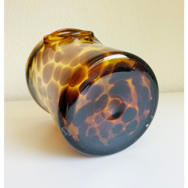 1950s Christian Dior Empoli Tortoise Glass Bottle Chiller For Sale - Image 16 of 16