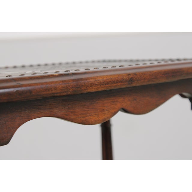 Theodore Alexander 3 Tier Metal Top Stand Table For Sale - Image 11 of 17