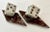 Pair of Marble Dice on Marble bases. The pair are a nice compliment to any shelf and great for the game aficionado or...